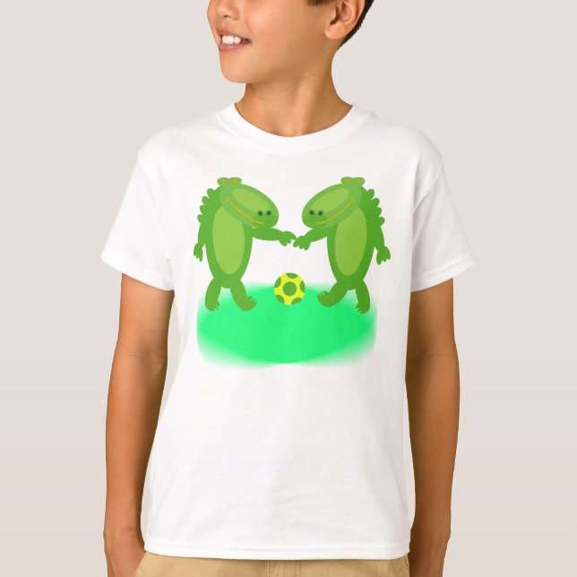 TBA Winner: Alligator, Fotboll Tee Shirt (Framsida)