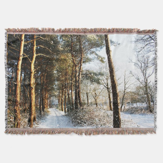 Tbcnm i Forest Snö Scene Filt (Framsidan)