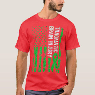 TBI Grönt för traumatisk hjärnskada T Shirt