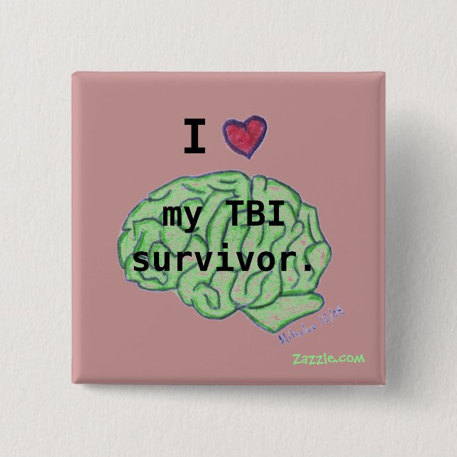 TBI-medvetenheten knäppas Knapp (Framsida)