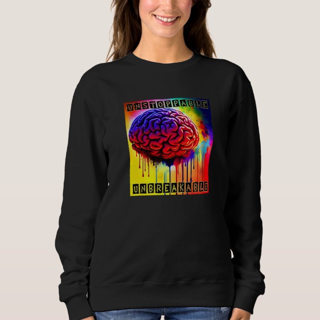 TBI Strong  Traumatic Brain Injury  1 T Shirt (Framsida)