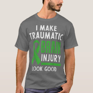 TBI Traumatic Brain Injury Awareness Jag gör TBI L T Shirt