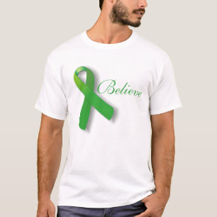 TBI Traumatisk hjärnskada Tro på grön slinga T Shirt