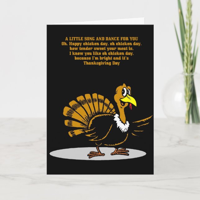 TBIA-kort för thanksgiving Helgkort (Framsida)