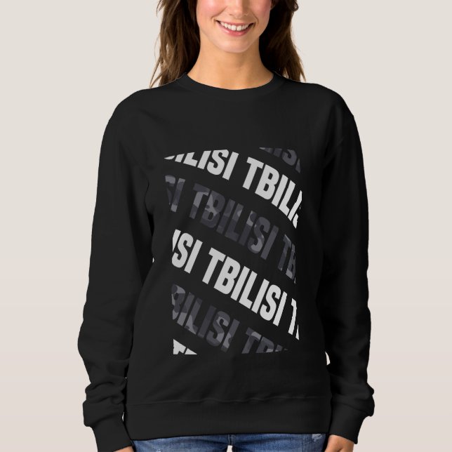 Tbilisi Camo Mönster Grått Camouflage T Shirt (Framsida)
