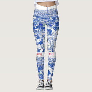 Tbilisi Georgia Cityscape Street Architecture Leggings