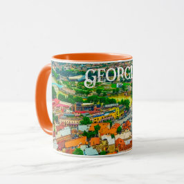 Tbilisi Georgia Cityscape Street Architecture Mugg