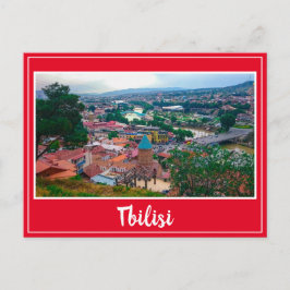 Tbilisi Georgia Cityscape Street Architecture Vykort