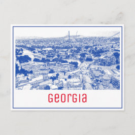 Tbilisi Georgia Cityscape Street Architecture Vykort