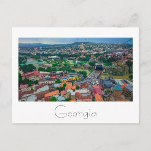 Tbilisi Georgia Cityscape Street Architecture Vykort