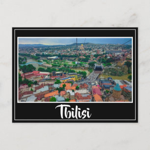 Tbilisi Georgia Cityscape Street Architecture Vykort