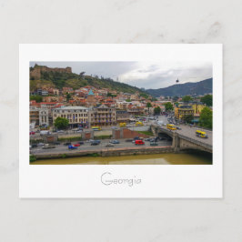Tbilisi Georgia Cityscape Street Architecture Vykort