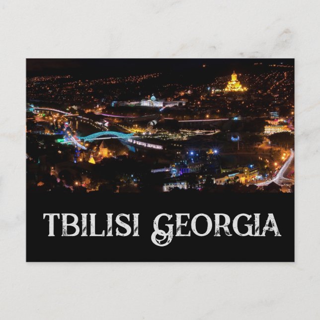 Tbilisi Georgia Helg Vykort (Framsida)