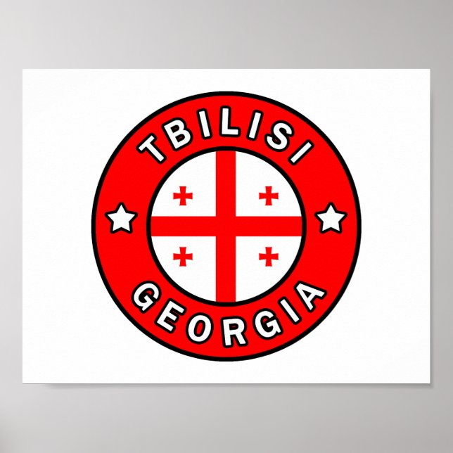 Tbilisi Georgia Poster (Framsidan)