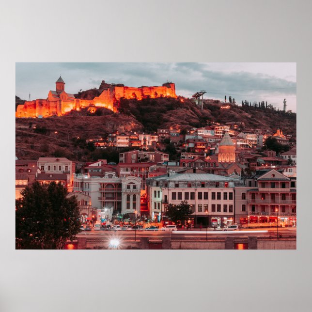 Tbilisi Georgia Sakartvelo Poster (Framsidan)