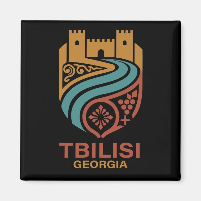 Tbilisi Georgien Magnet (Framsidan)