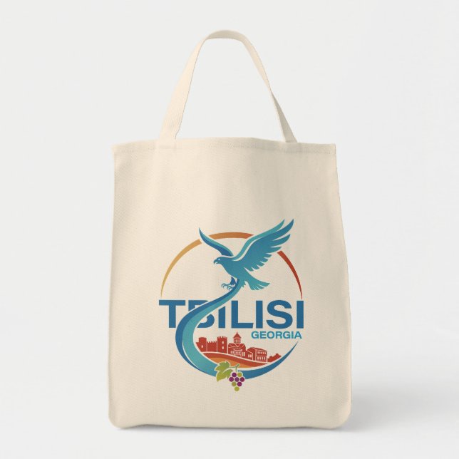 Tbilisi Georgien Östeuropa Tygkasse (Framsidan)