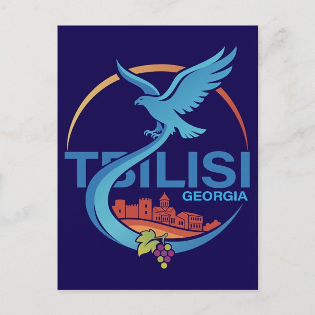Tbilisi Georgien Östeuropa Vykort (Framsida)