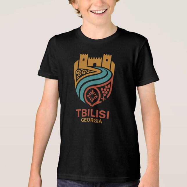 Tbilisi Georgien T Shirt (Framsida)