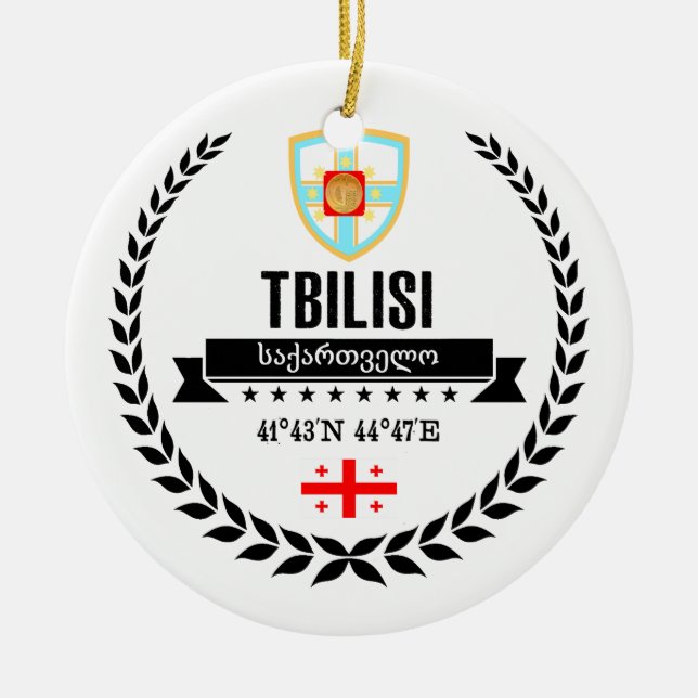 Tbilisi Julgransprydnad Keramik (Framsidan)