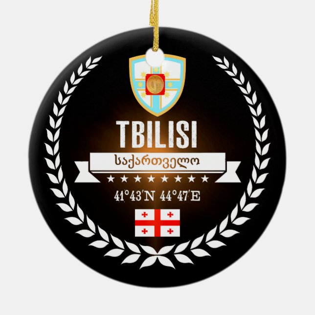 Tbilisi Julgransprydnad Keramik (Baksidan)