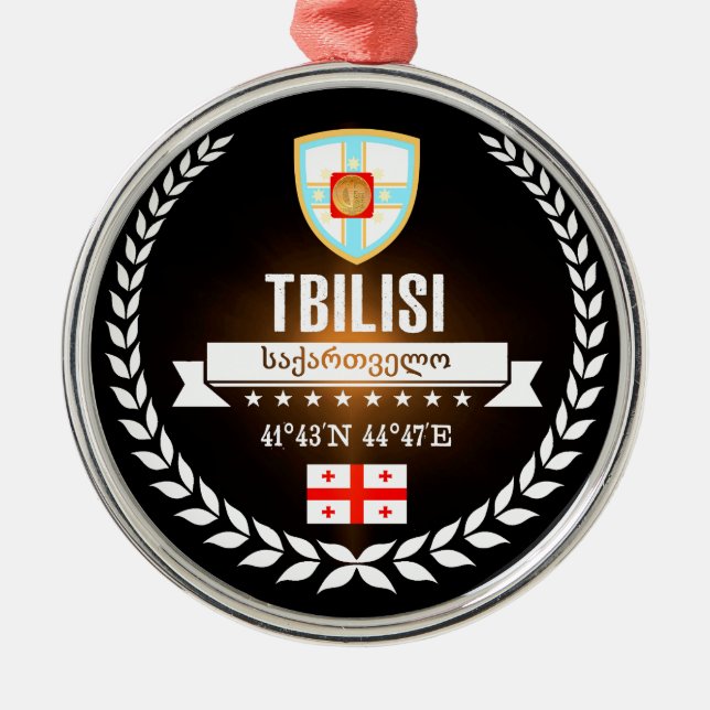 Tbilisi Julgransprydnad Metall (Framsidan)