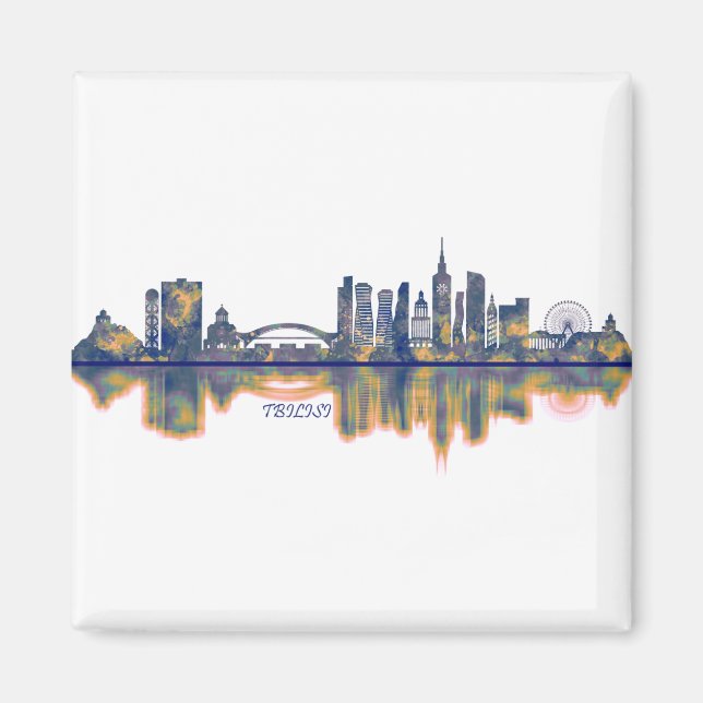 Tbilisi Skyline Magnet (Framsidan)