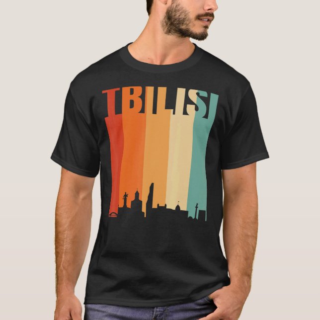 Tbilisi Skyline T Shirt (Framsida)