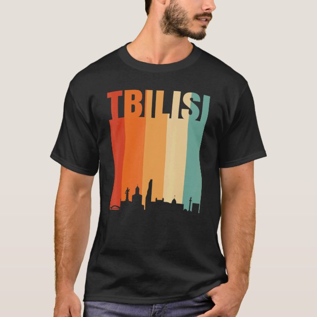 Tbilisi Skyline T Shirt (Framsida)