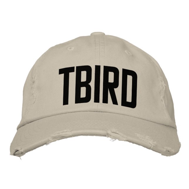 TBIRD HAT BRODERAD KEPS (Framsida)