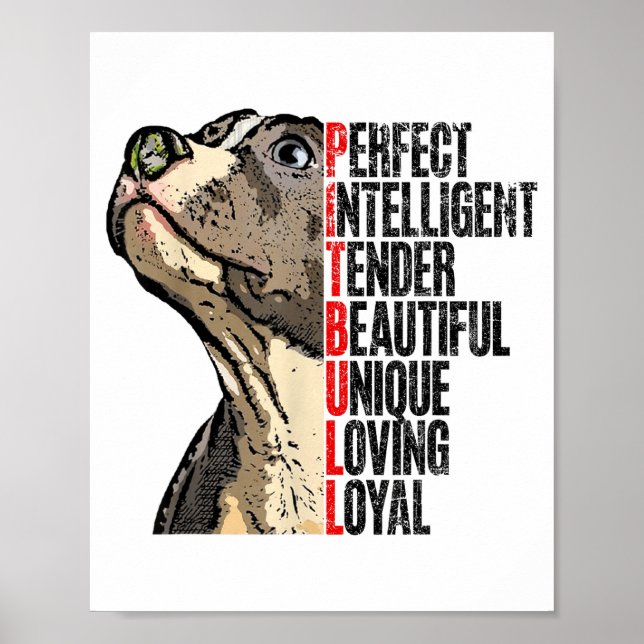 Tbull Perfect Intelligent Tender Beautiful Unique  Poster (Framsidan)