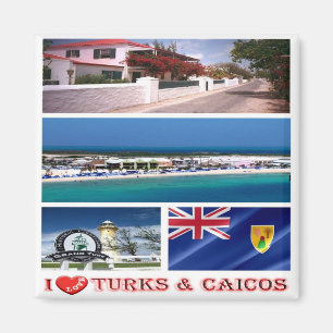 TC - Turks- och Caicosöarna - I Kärlek Magnet