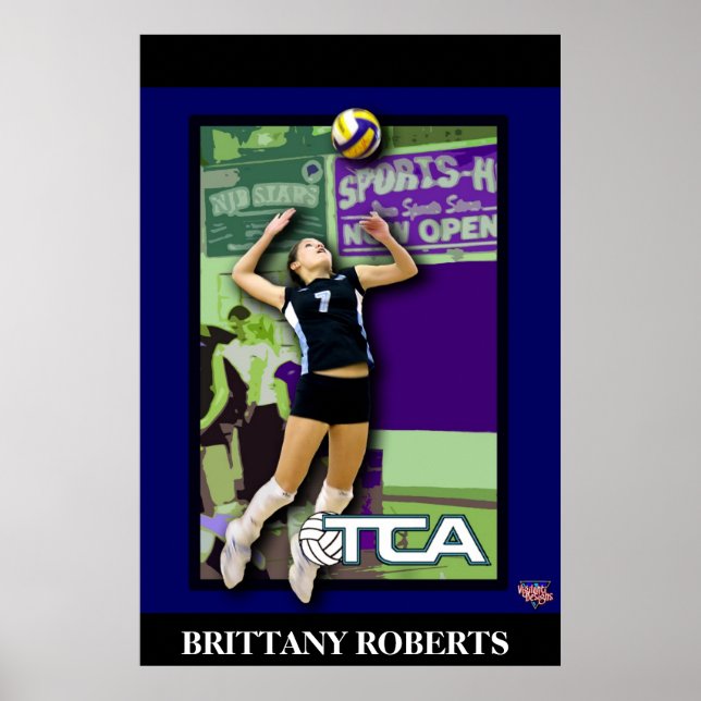 TCA Volleyball Poster (Framsidan)
