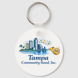 TCB French Horn Logo Keychain Nyckelring