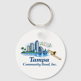 TCB Trombone Logo Keychain Nyckelring