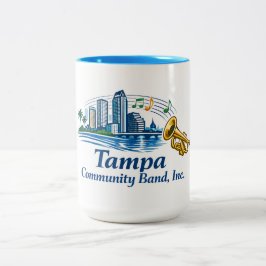 TCB Trumpet Logo Mug Två-Tonad Mugg