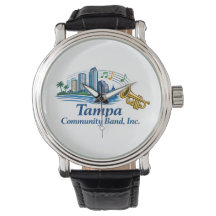 TCB Trumpet Logo Urklocka