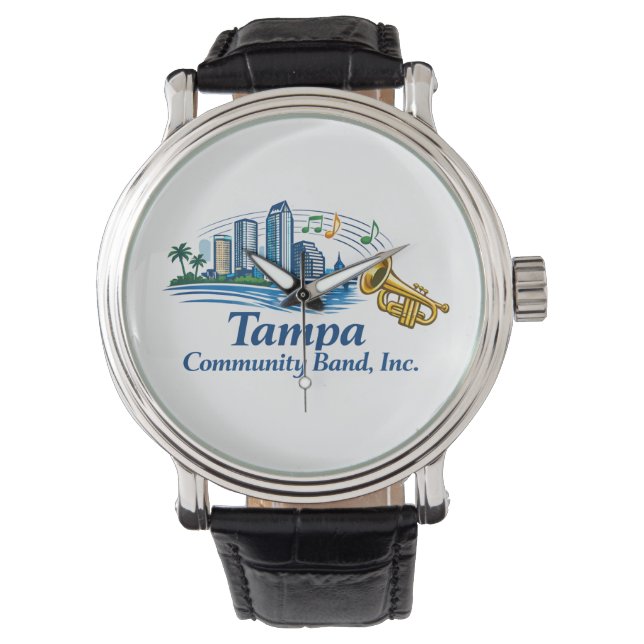 TCB Trumpet Logo Urklocka Armbandsur (Framsida)