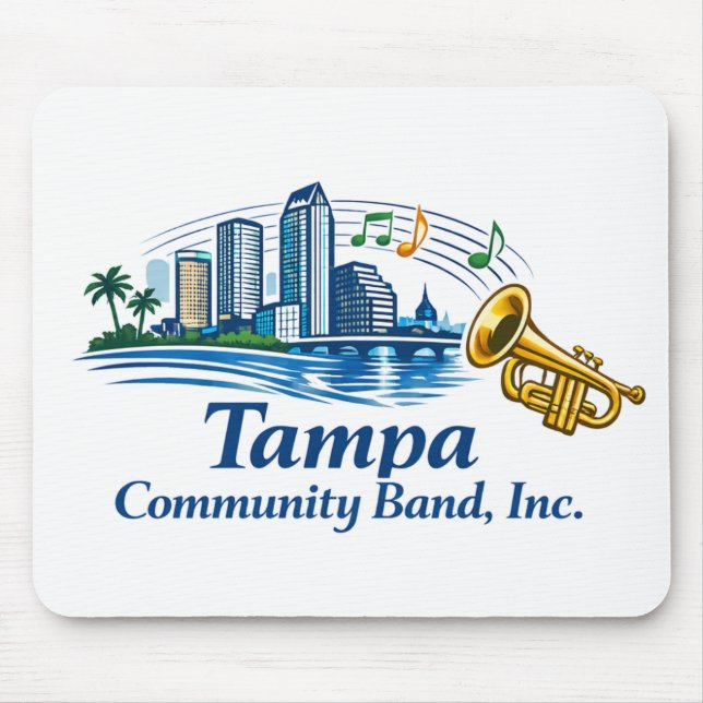 TCB Trumpet Logotyp Musmatta (Framsidan)