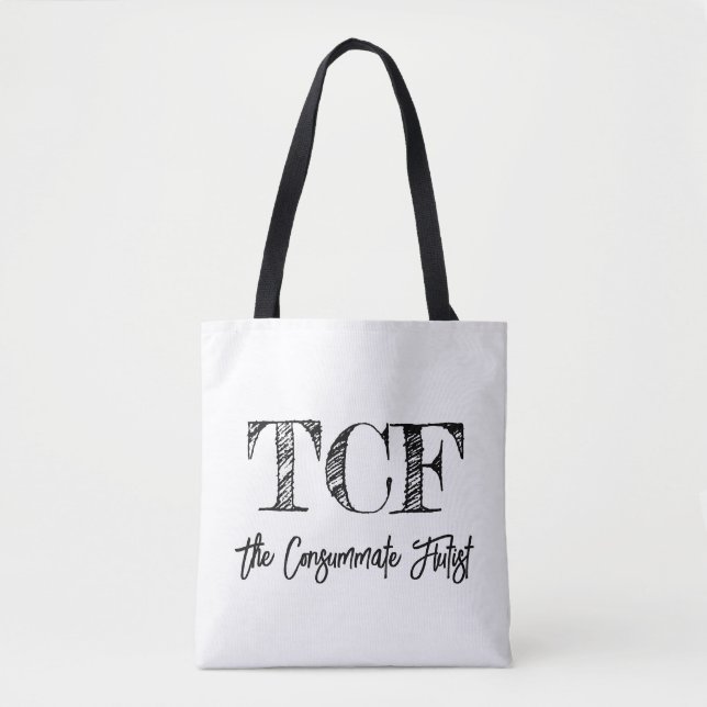 TCF Music Tote Bag Tygkasse (Framsida)