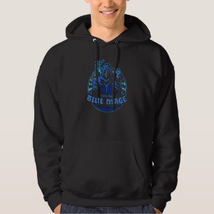 Tcg för Blue Mage Magic Geek Gamer Hoodie