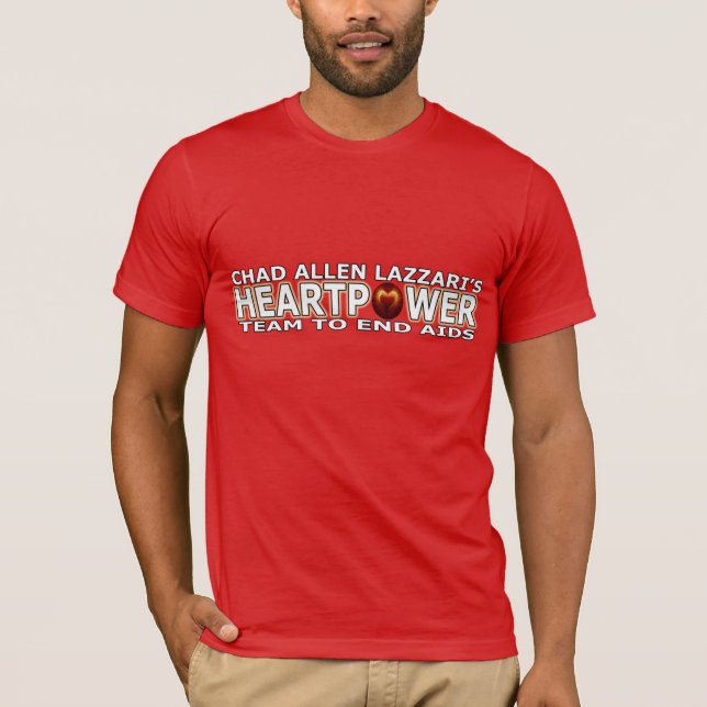 Tchad Allen Lazzari Heartpower T-shirt (Framsida)