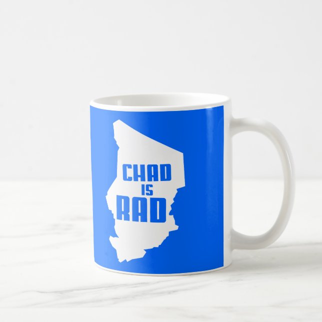 Tchad är (fast) Rad, Kaffemugg (Höger)
