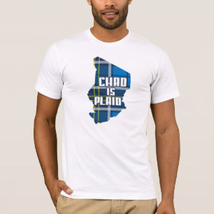Tchad är plädet t-shirt