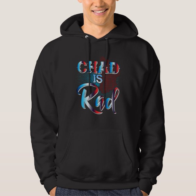 Tchad är Tchad-klädesplagg i Land Hoodie (Framsida)