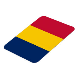 Tchad - Flagga - Magnet