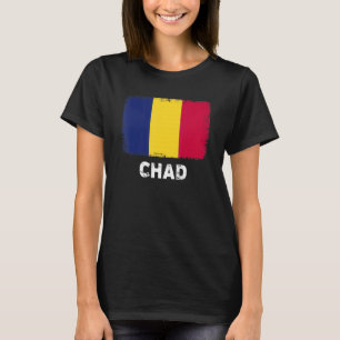 Tchad Flagga Support Chadiska People Women Manar T Shirt