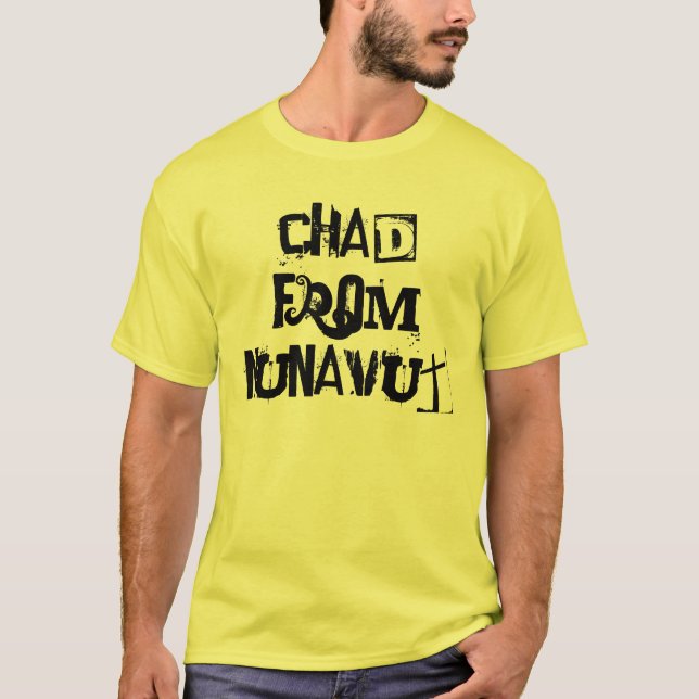 Tchad från Nunavut autentisk T Tee Shirt (Framsida)