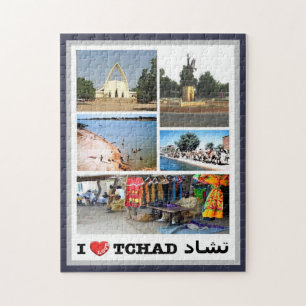 Tchad - I Kärlek - Pussel
