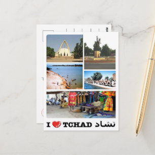 Tchad - I Kärlek - Vykort